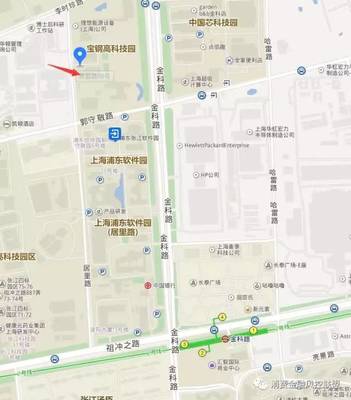 上海金科路地铁站公交站牌（上海金科路地铁站景宏酒店）